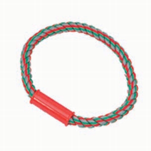 Touwring met kunststof handvat