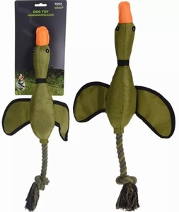 Canvas eend met flostouw - 49cm