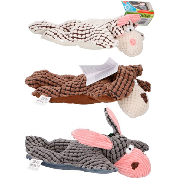 UITERKOOP Geblokt beestje, 40cm  * 5 STUKS *